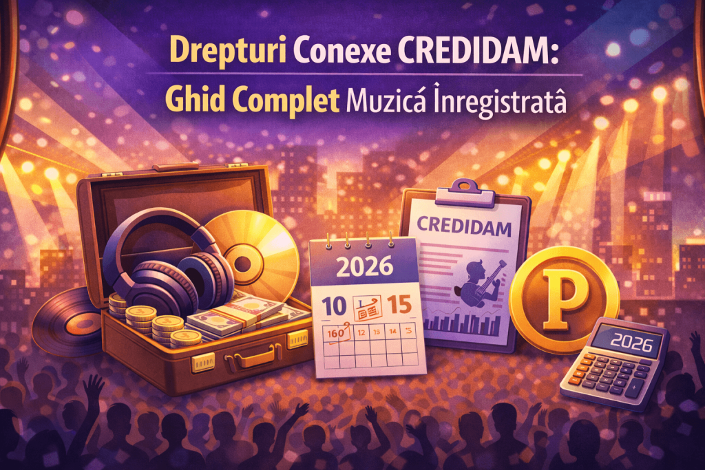 Drepturi Conexe CREDIDAM: Ghid Complet Muzică Înregistrată