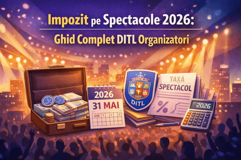 Impozit pe Spectacole 2026: Ghid Complet DITL Organizatori