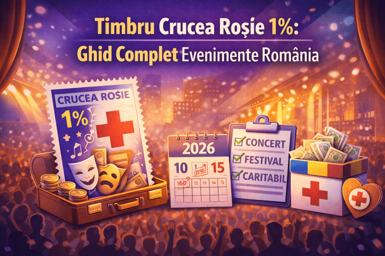 Timbru Crucea Roșie 1%: Ghid Complet Evenimente România