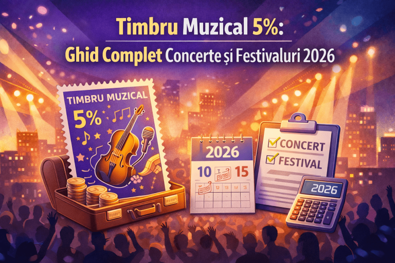 Timbru Muzical 5%: Ghid Complet Concerte și Festivaluri 2026