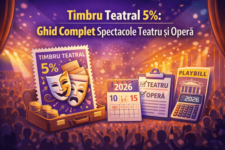 Timbru Teatral 5%: Ghid Complet Spectacole Teatru și Operă