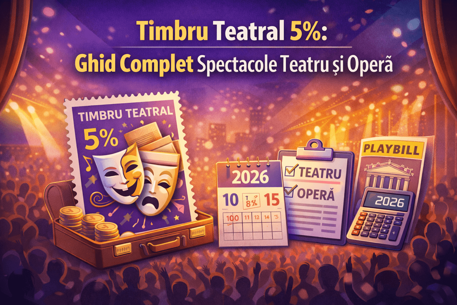 Timbru Teatral 5%: Ghid Complet Spectacole Teatru și Operă